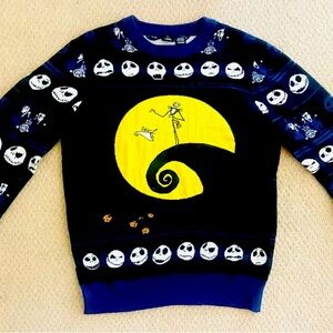 Nightmare B4 Christmas Sweater Adult Large Disney Jack Skellington Hot Topic
